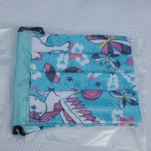 (Butterflies & pegasus)face mask/blue&purple